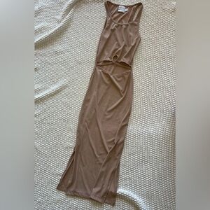 Hello Molly Cream Midi Dress XS